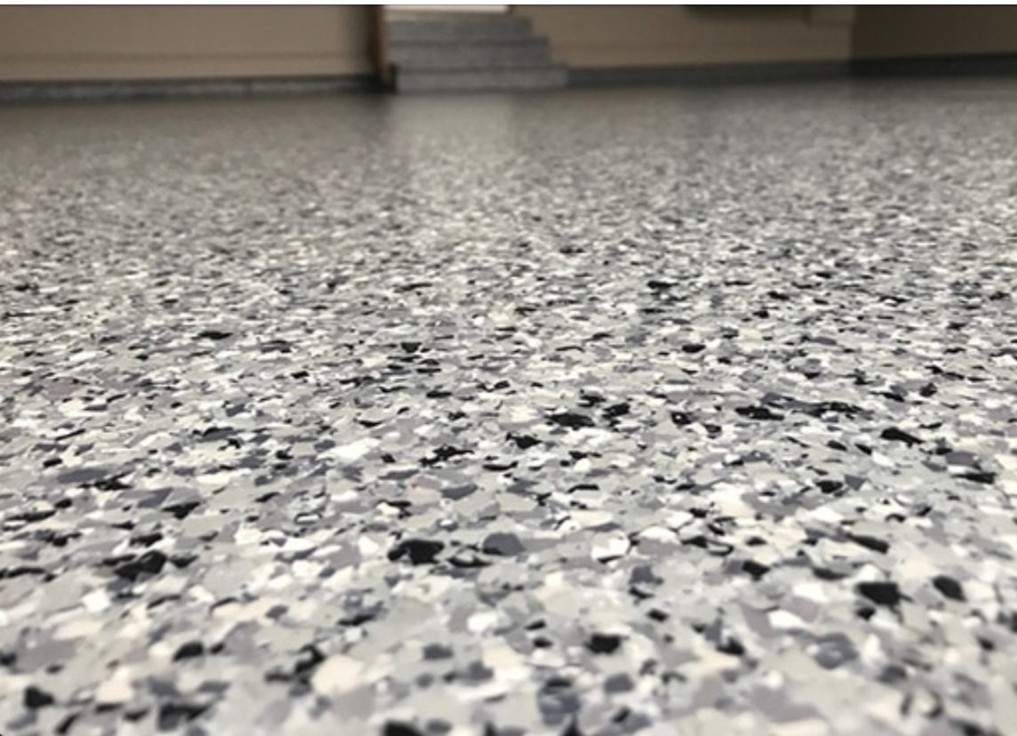 Flake Epoxy Garage Flooring