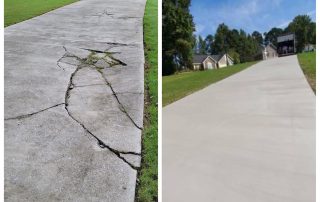 Driveway Concrete Repair and Resurfacing