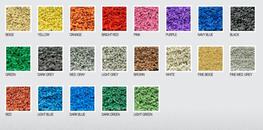 Rubber Flooring Colors